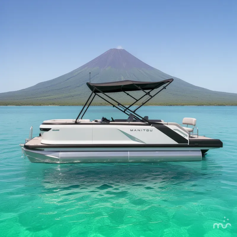 Slide: The Image of Manitou Cruise 20 Max Bench 2025 - 2