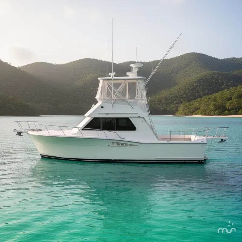 Slide: The Image of Hatteras 36 Convertible 1985 - 2