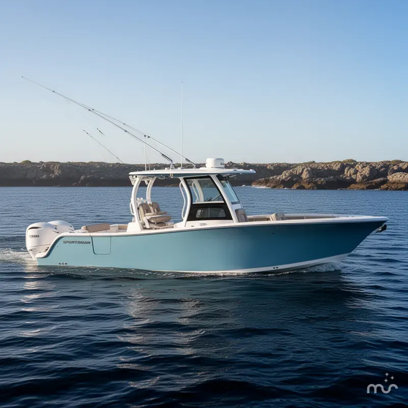 Slide: The Image of Sportsman Open 302 Center Console 2026 - 2