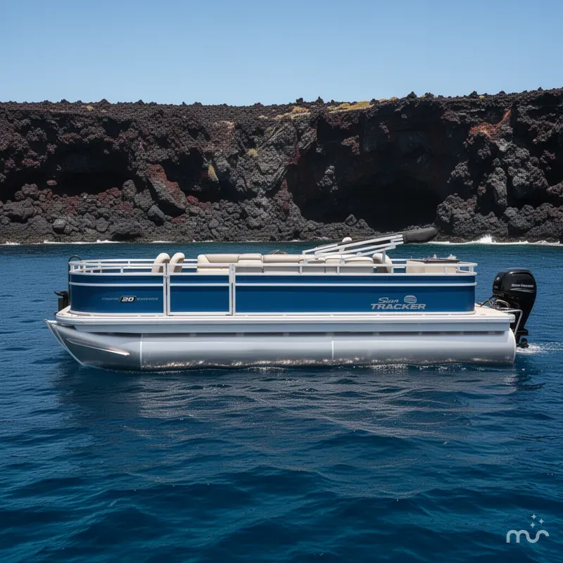 Slide: The Image of Sun Tracker Fishin' Barge 20 DLX 2026 - 2