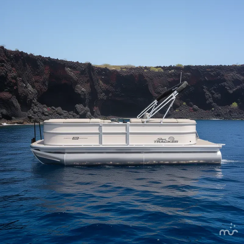 Slide: The Image of Sun Tracker Party Barge 20 DLX 2026 - 2