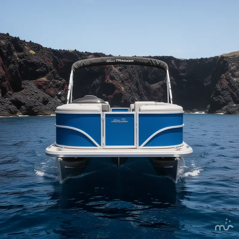 Slide: The Image of Sun Tracker Party Barge 20 DLX 2026 - 3