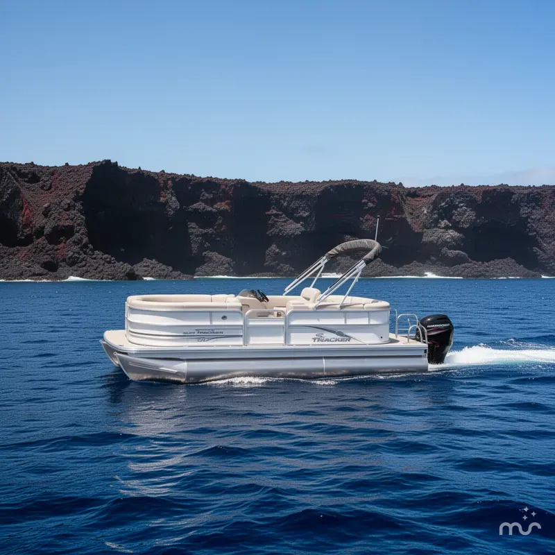 Slide: The Image of Sun Tracker Party Barge 20 DLX 2026 - 4