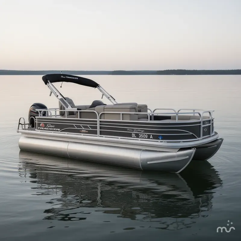 Slide: The Image of Sun Tracker Fishin' Barge 20 DLX 2023 - 1