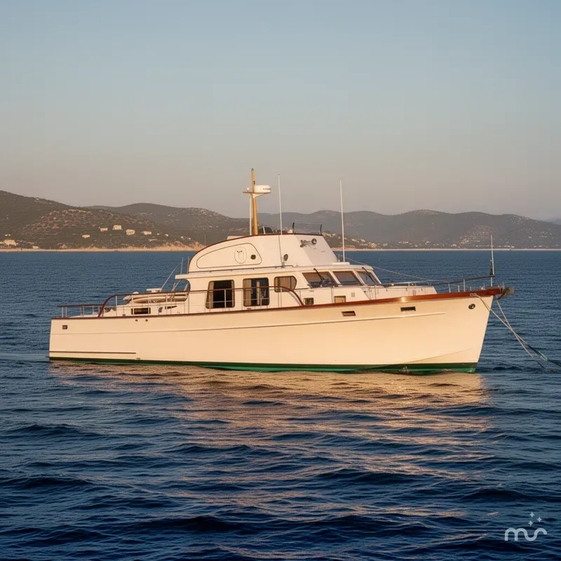 The Image of Huckins Out Islander 56 1964 - 0