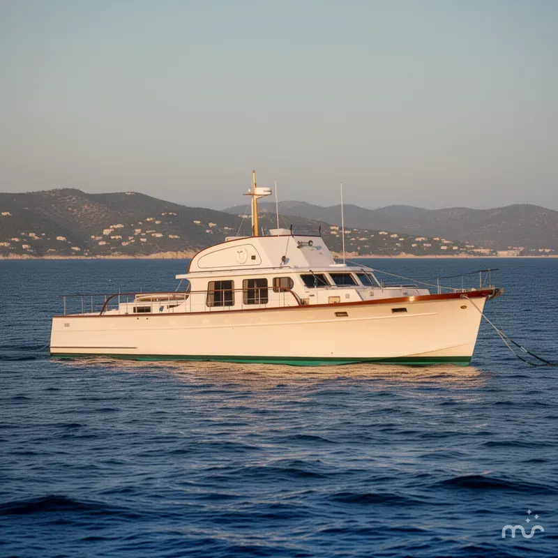 Slide: The Image of Huckins Out Islander 56 1964 - 2