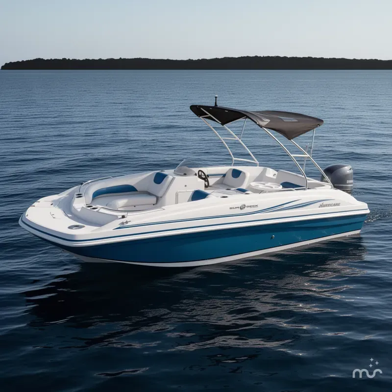 Slide: The Image of Hurricane SunDeck Sport 188 OB 2015 - 0