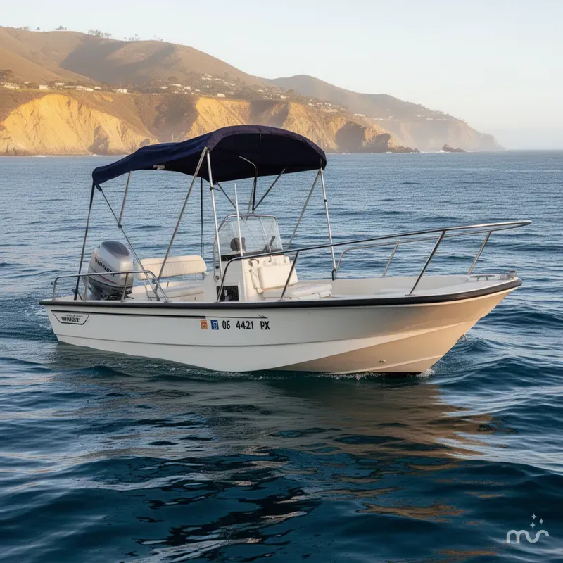 Slide: The Image of Boston Whaler 17 Montauk 2003 - 0