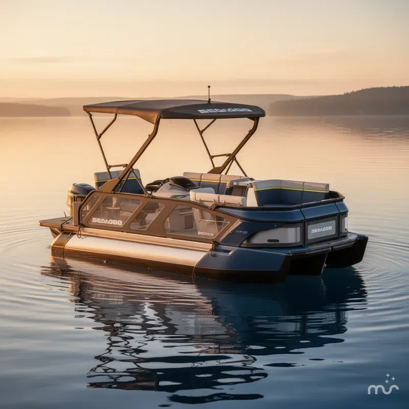 Slide: The Image of Sea-Doo Switch Cruise Limited™ 18 - 300 Hp Galvanized 2026 - 2