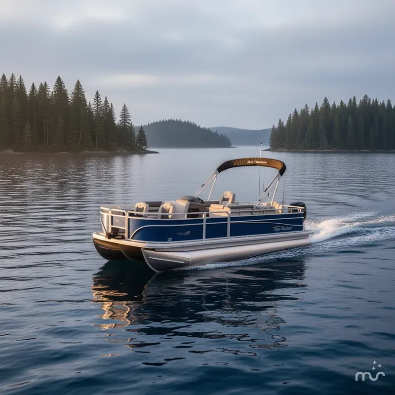 Slide: The Image of Sun Tracker Fishin' Barge 20 DLX 2026 - 4