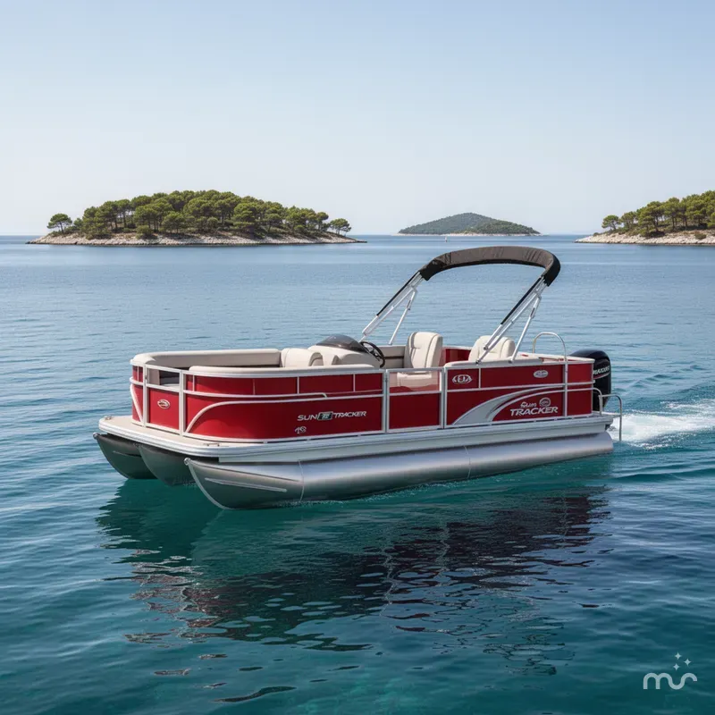 The Image of Sun Tracker Party Barge 18 DLX 2026 - 0