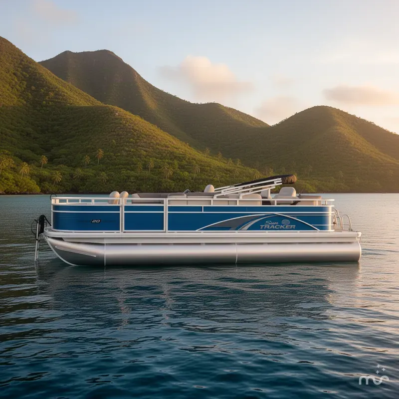 Slide: The Image of Sun Tracker Fishin' Barge 20 DLX 2026 - 2