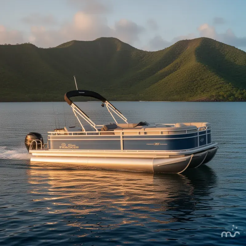 Slide: The Image of Sun Tracker Fishin' Barge 20 DLX 2026 - 4