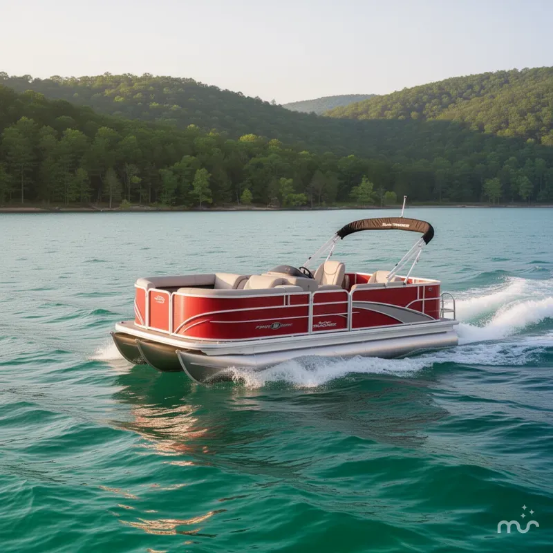 Slide: The Image of Sun Tracker Party Barge 18 DLX 2026 - 4