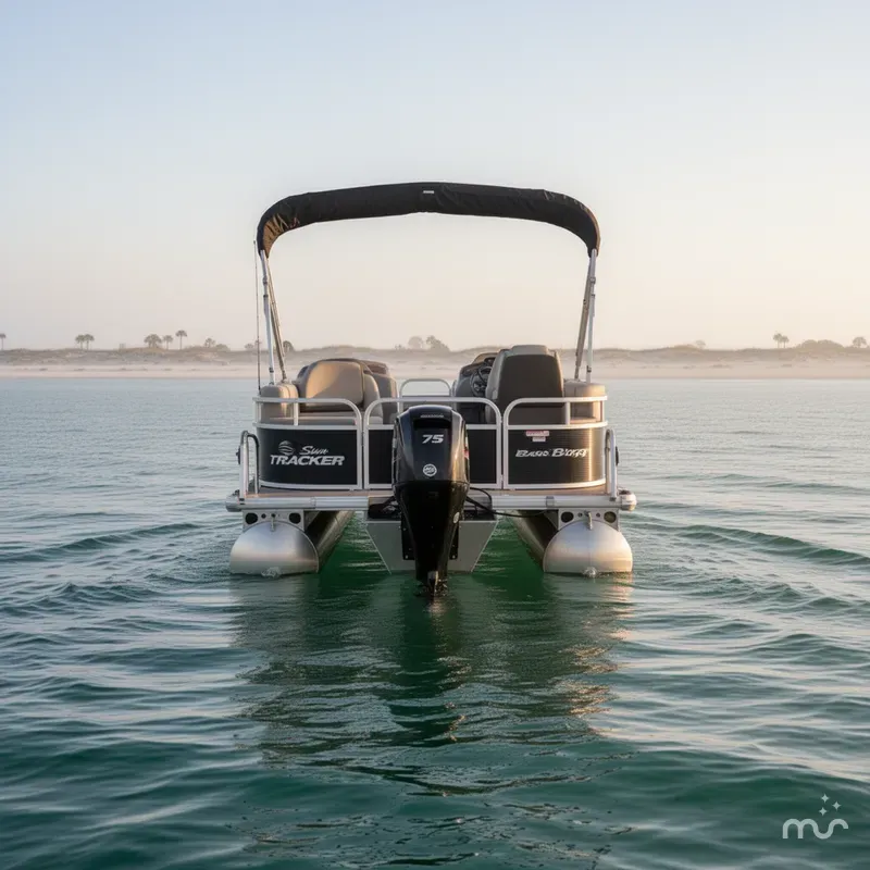 Slide: The Image of Sun Tracker Bass Buggy 18 DLX 2026 - 2