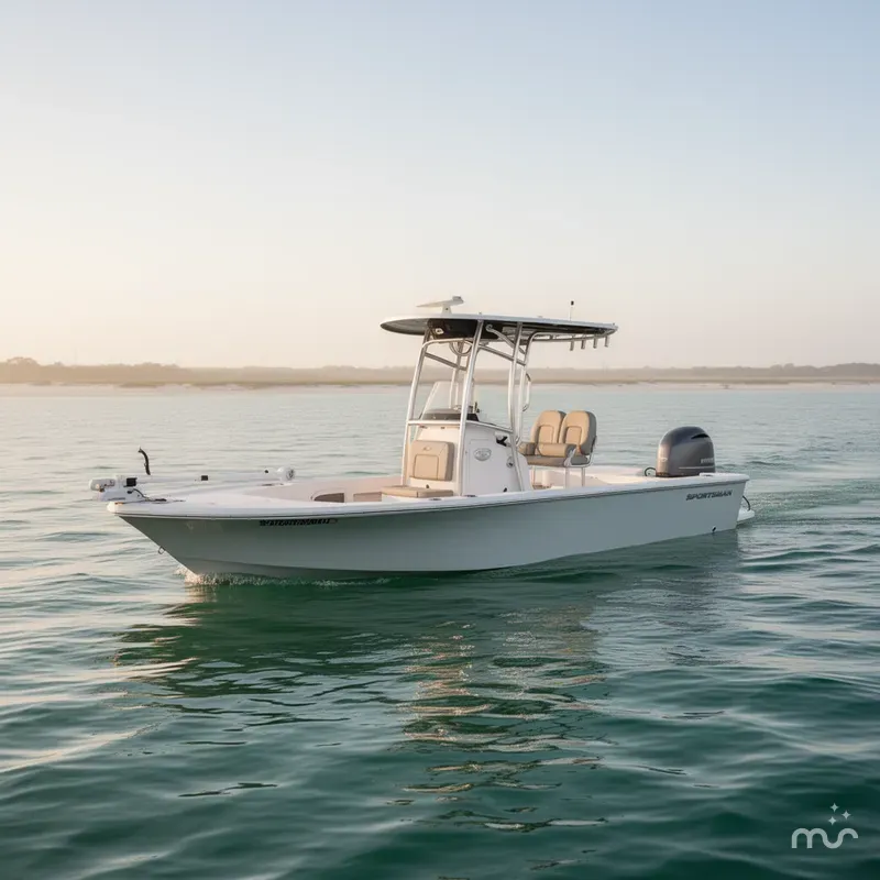 Slide: The Image of Sportsman Masters 227 Bay Boat 2021 - 1