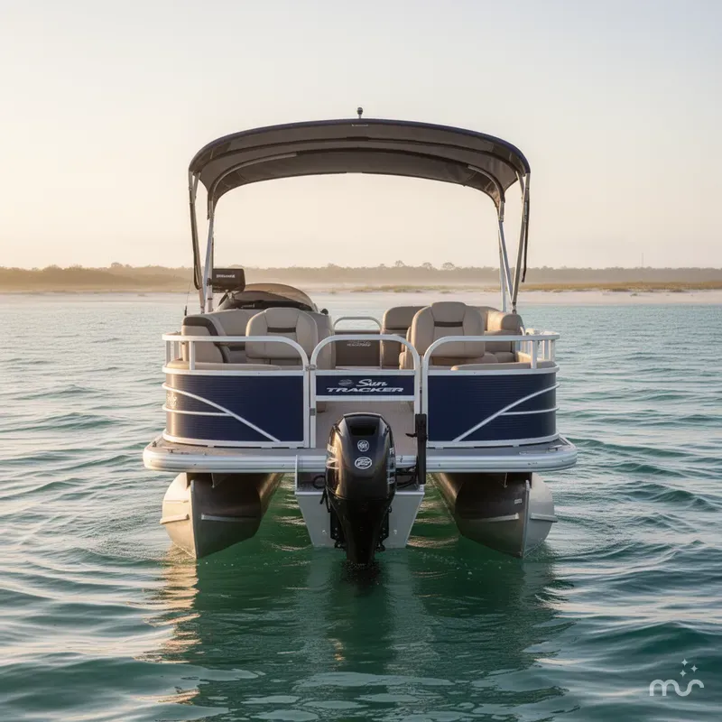 Slide: The Image of Sun Tracker Fishin' Barge 22 DLX 2018 - 2