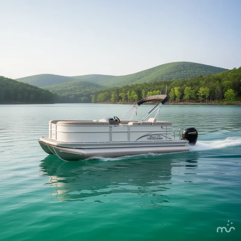 Slide: The Image of Sun Tracker Party Barge 20 DLX 2026 - 4