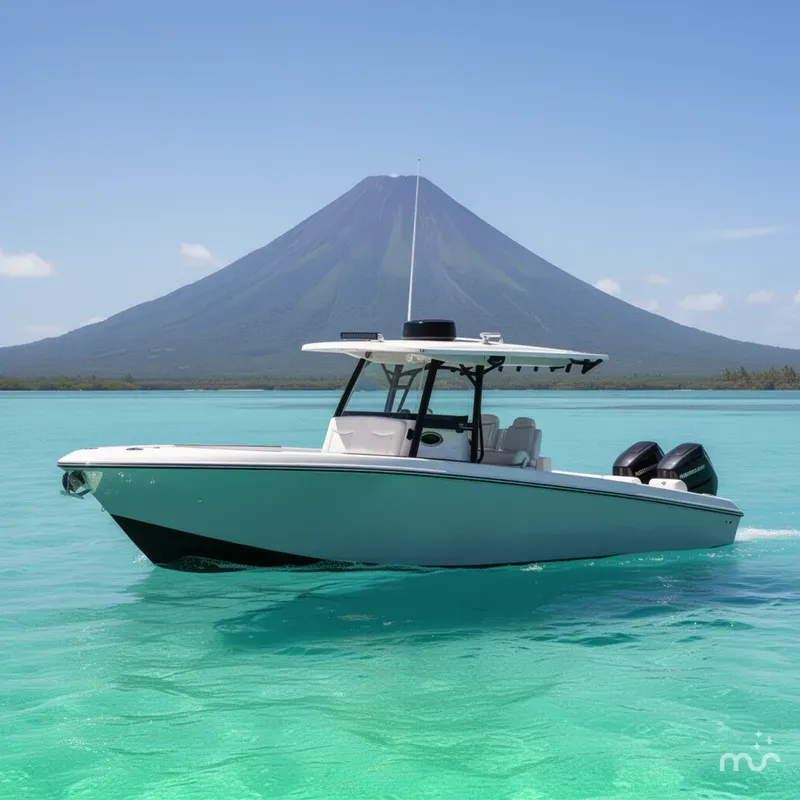 Slide: The Image of Fountain 34 Center Console 2025 - 2