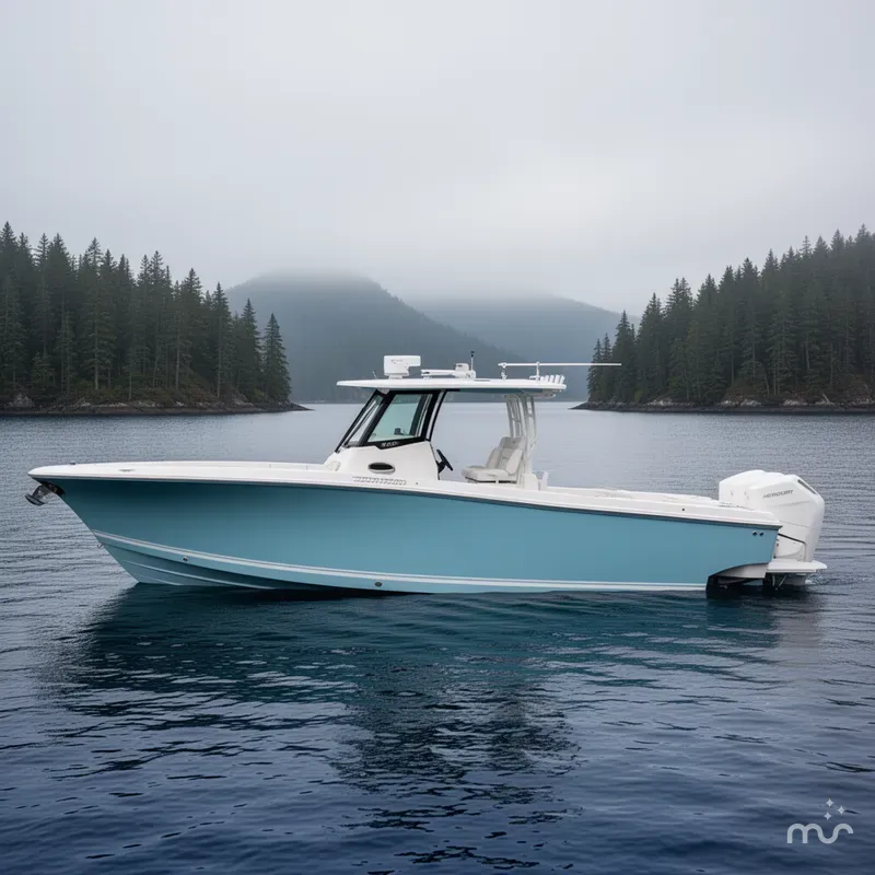 Slide: The Image of Fountain 38 Center Console 2025 - 2