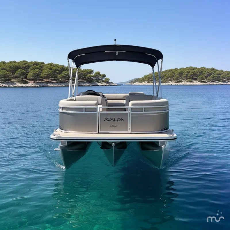 Slide: The Image of Avalon LSZ 23' Quad Lounge Triple-Toon 2026 - 1