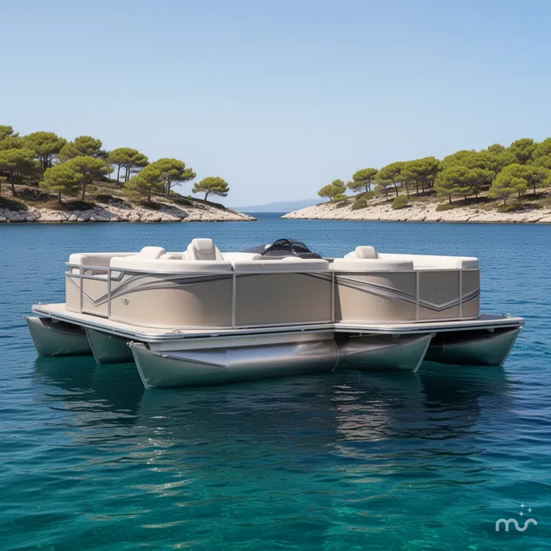 Slide: The Image of Avalon LSZ 23' Quad Lounge Triple-Toon 2026 - 2