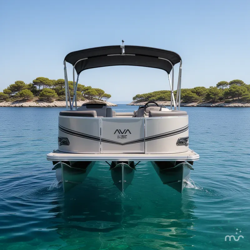Slide: The Image of Avalon LSZ 23' Quad Lounge Triple-Toon 2026 - 3