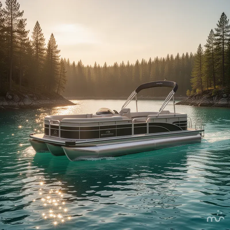 Slide: The Image of Bennington Q Swingback 25 QSBA Tritoon 2026 - 1
