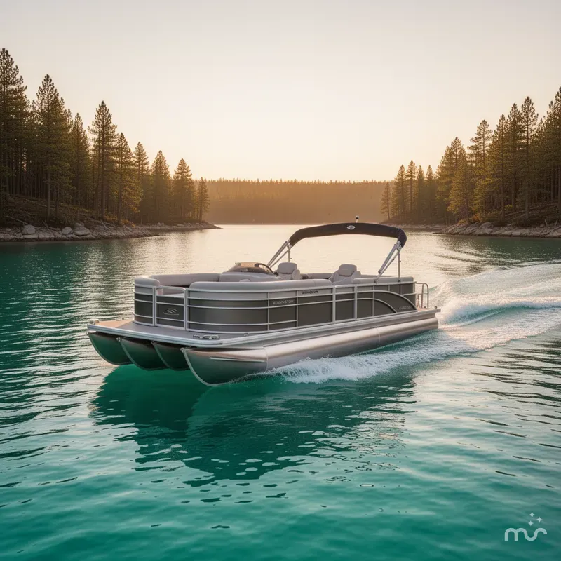 Slide: The Image of Bennington Q Swingback 25 QSBA Tritoon 2026 - 2