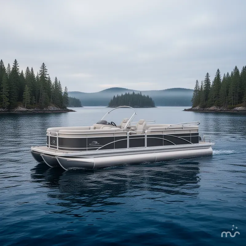 Slide: The Image of Bennington Q Swingback 25 QSBA Tritoon 2026 - 2