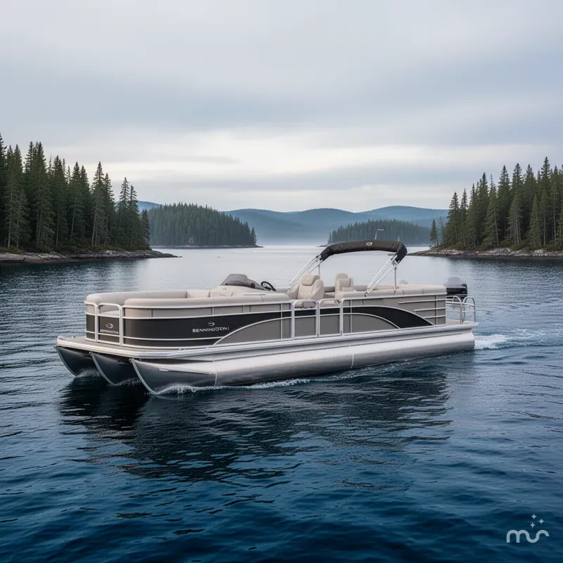 Slide: The Image of Bennington Q Swingback 25 QSBA Tritoon 2026 - 2