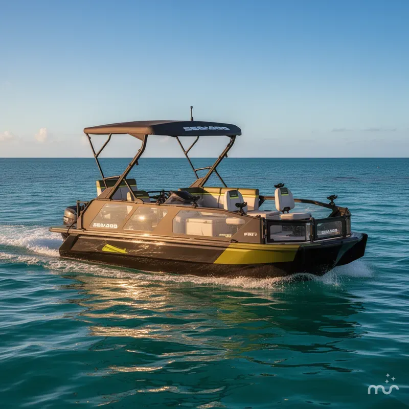Slide: The Image of Sea-Doo PB SWT FISH 21 230 GN AUD GAL 26 2026 - 2