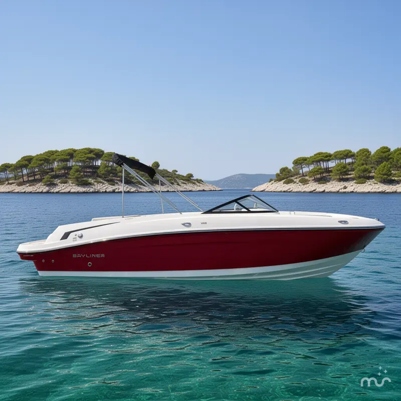 Slide: The Image of Bayliner VR6 Bowrider OB 2026 - 2