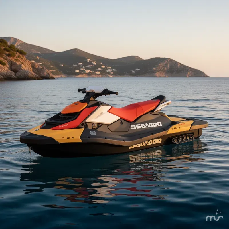 Slide: The Image of Sea-Doo Spark for 3 90 hp Convenience package with iBR 2025 - 4