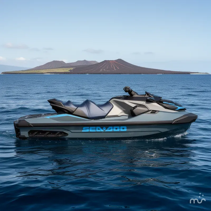 Slide: The Image of Sea-Doo GTX 230 Tech Package, Audio, iDF, iBR 2026 - 2