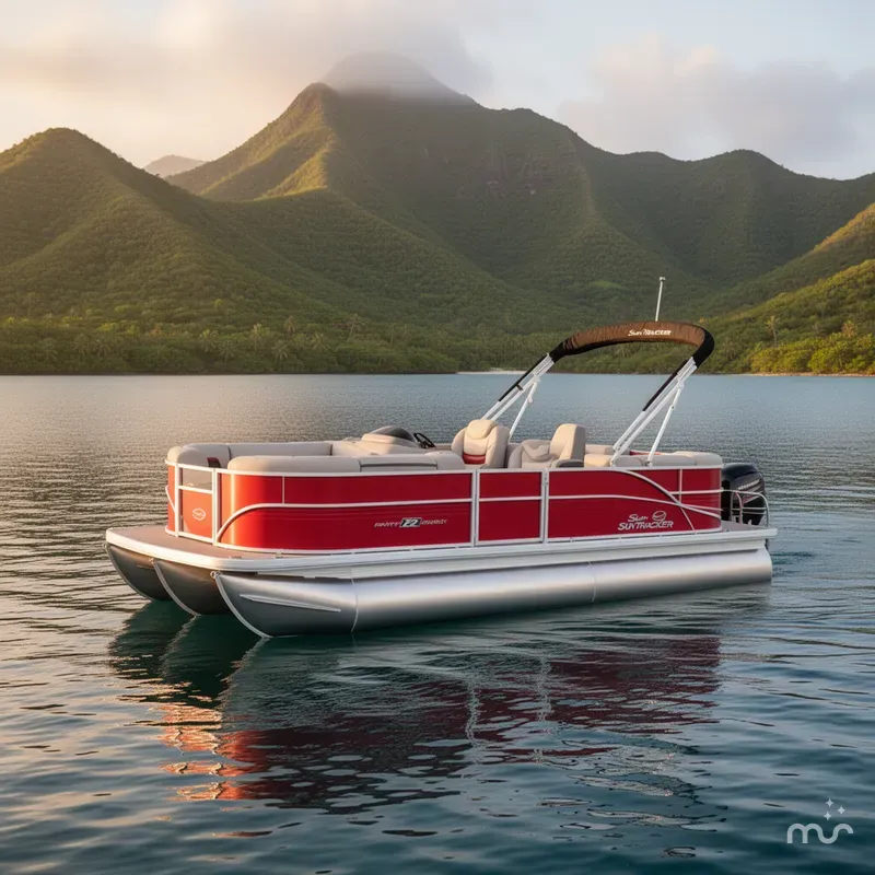 The Image of Sun Tracker Party Barge 22 DLX 2026 - 0
