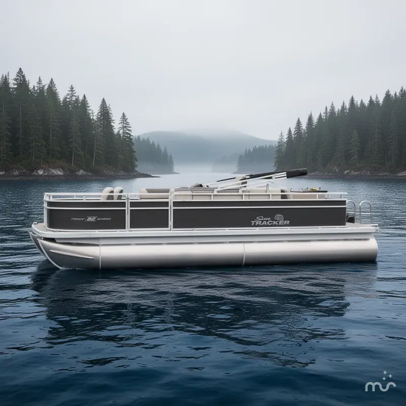 Slide: The Image of Sun Tracker Fishin' Barge 22 DLX 2026 - 2