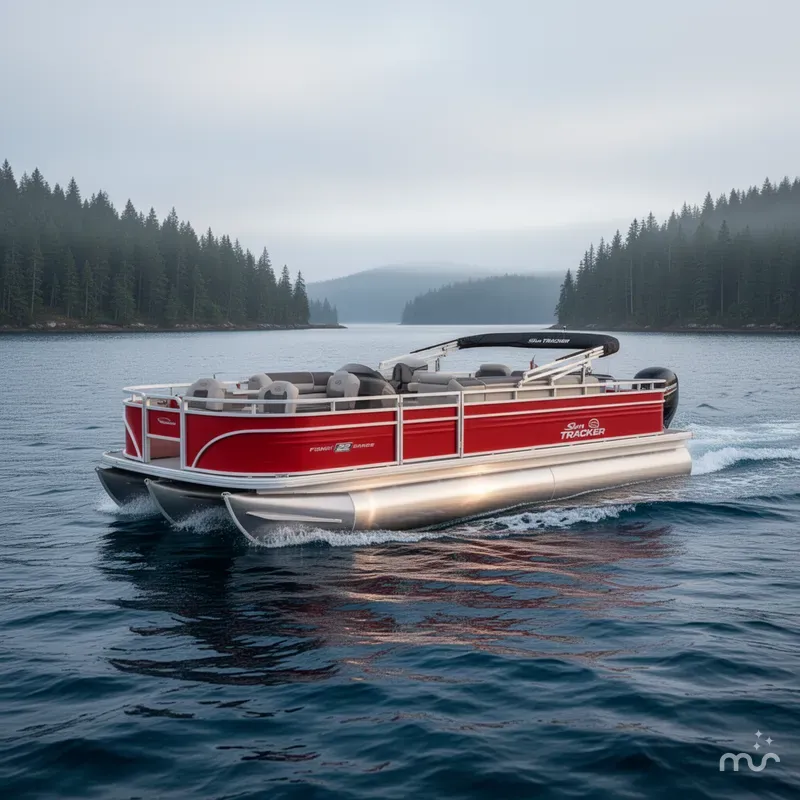 Slide: The Image of Sun Tracker Fishin' Barge 22 DLX 2026 - 4