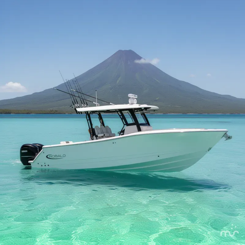 Slide: The Image of Robalo R300 Center Console 2026 - 2