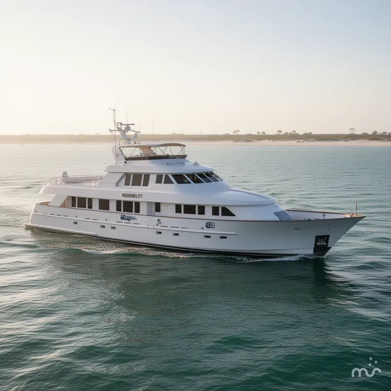 Slide: The Image of Delta 122 Tri-Deck Motor Yacht 1997 - 0