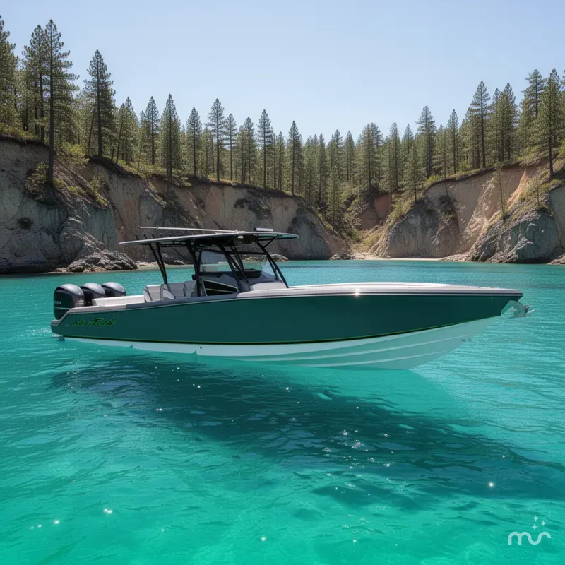 Slide: The Image of Nor-Tech 390 Sport Center Console 2026 - 0