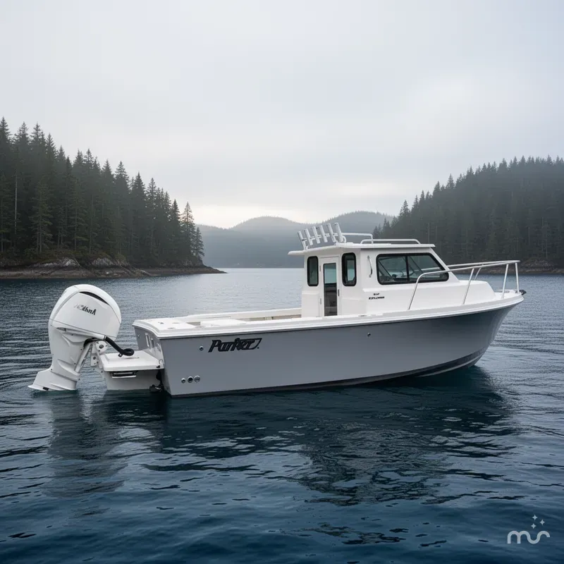 Slide: The Image of Parker Marine 247 Explorer 2026 - 2
