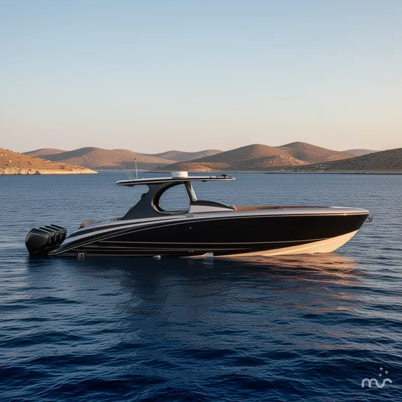 Slide: The Image of Mystic Powerboats M4200 2021 - 2