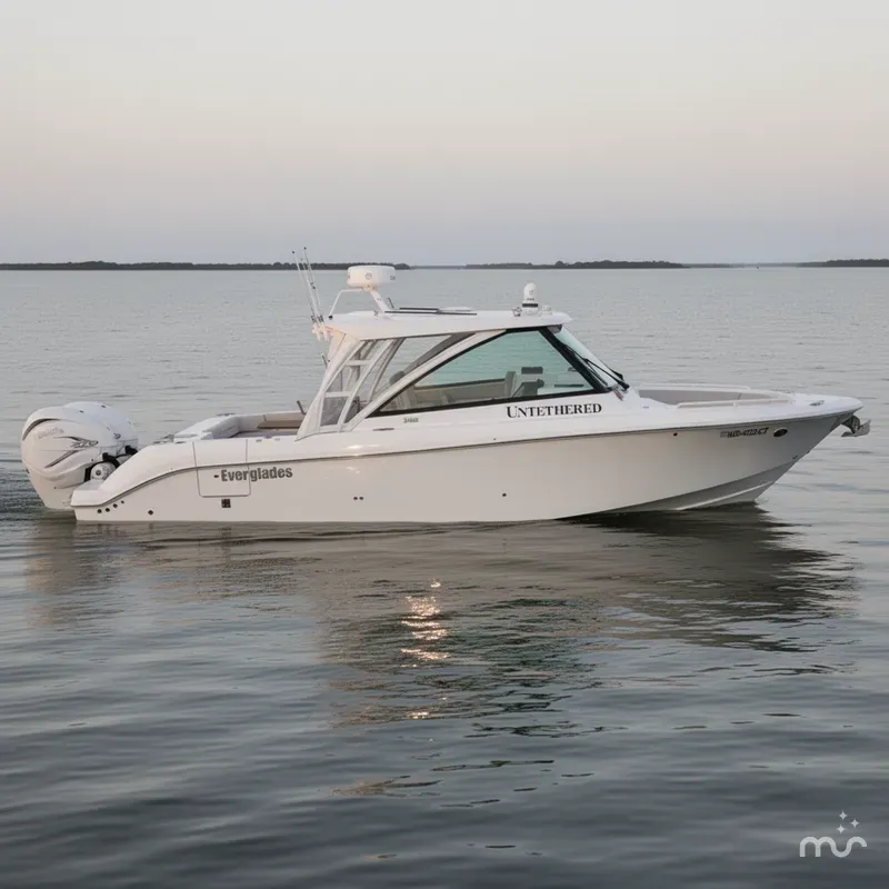 Slide: The Image of Everglades 340 Dual Console 2020 - 4