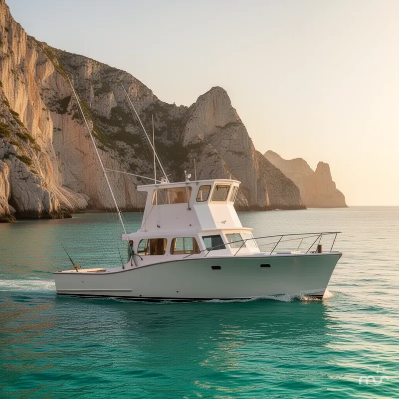 Slide: The Image of Custom Carolina 35 Flybridge 1964 - 2