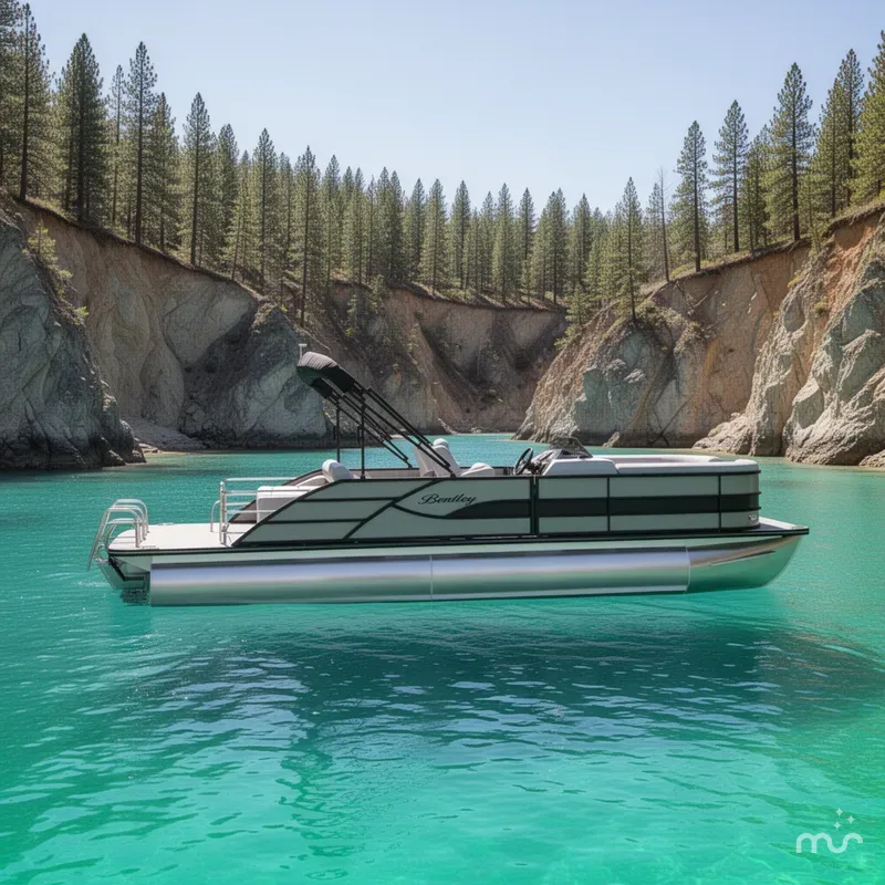 Slide: The Image of Bentley Pontoons Legacy 223 Navigator 2026 - 2