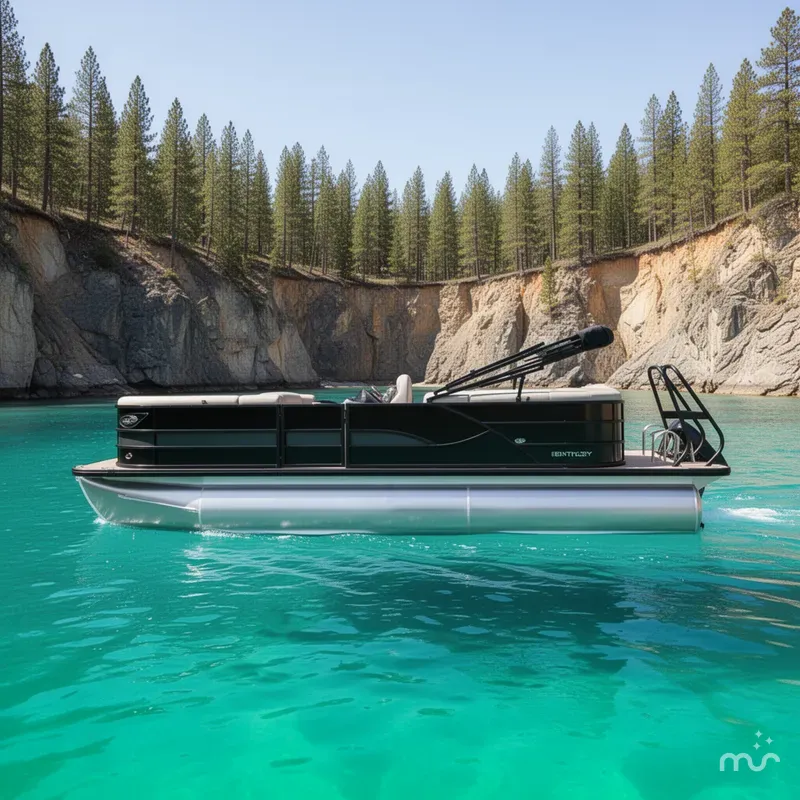 Slide: The Image of Bentley Pontoons Legacy 223 Navigator 2026 - 2