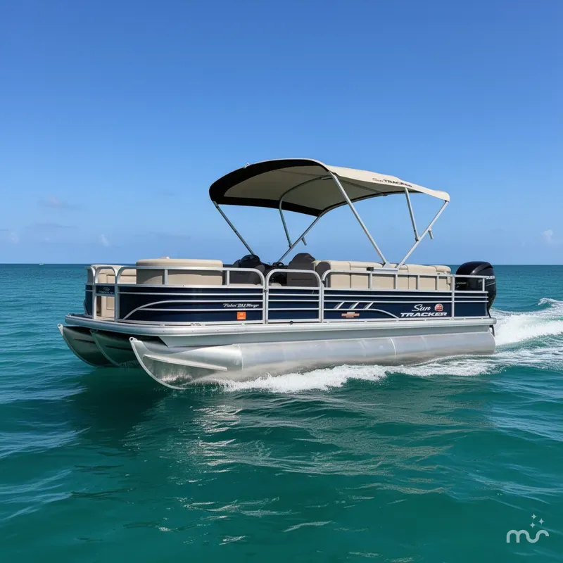 Slide: The Image of Sun Tracker Fishin' Barge 20 DLX 2023 - 0