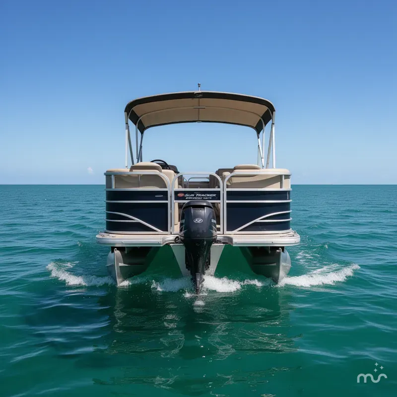 Slide: The Image of Sun Tracker Fishin' Barge 20 DLX 2023 - 2