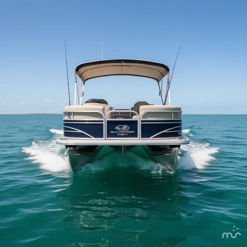 Slide: The Image of Sun Tracker Fishin' Barge 20 DLX 2023 - 3